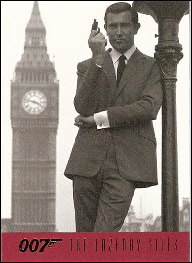 James Bond Connoisseur's Collection Volume One: The '60s (Base Set) card 76 The Lazenby File