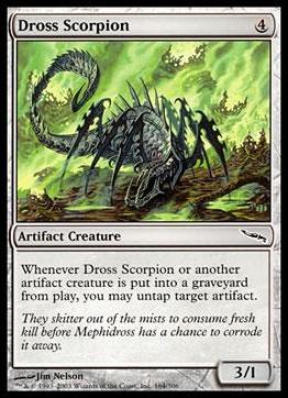 Magic the Gathering: Mirrodin (Base Set) card 164 Dross Scorpion