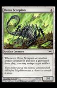 Magic the Gathering: Mirrodin (Base Set) card 164 Dross Scorpion