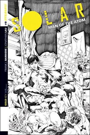 Solar: Man of the Atom (2014) issue 9-D Jonathan Lau 1:25 Black & White Cover