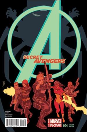 Secret Avengers (2014) issue 4-B Declan Shalvey 1:25 Cover