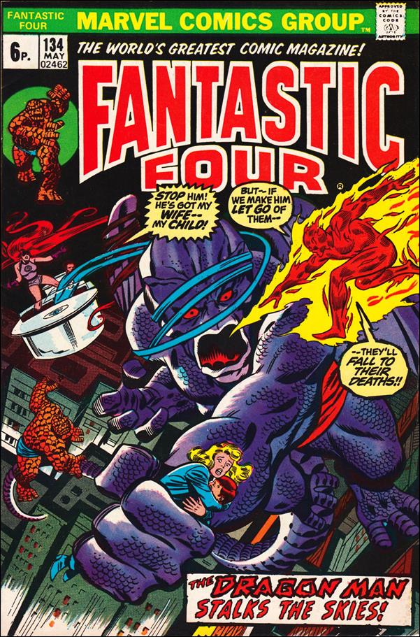 Fantastic Four (1961) issue 134-B UK Price Cover