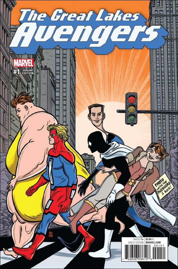 Great Lakes Avengers issue 1-F Mike Allred 1:25 Cover