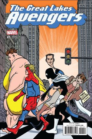 Great Lakes Avengers issue 1-F Mike Allred 1:25 Cover