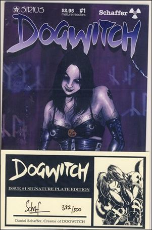 Dogwitch issue 1-B Signature Plate Edition 1/500