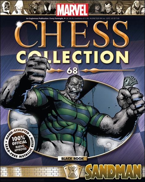 Marvel Chess Collection (UK) issue 68 Sandman (Black Rook)
