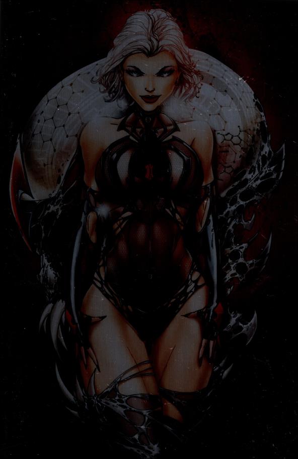 White Widow issue 2-ZB Jamie Tyndall "Naughty Skull" Metal Cover