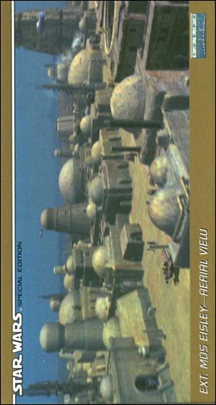 Star Wars Trilogy Special Edition Widevision  (Base Set) card 11 Ext. Mos Eisley - Aerial View