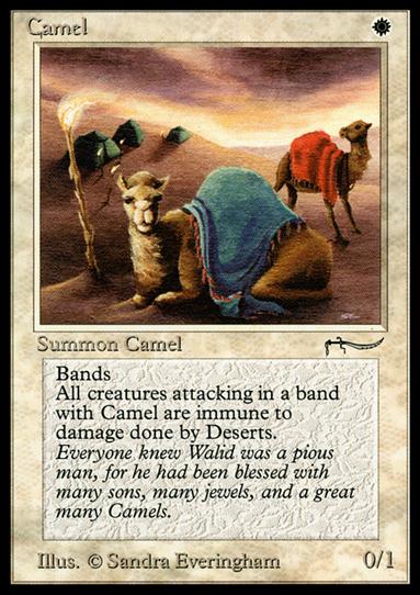 Magic the Gathering: Arabian Nights (Base Set) card 3 Camel