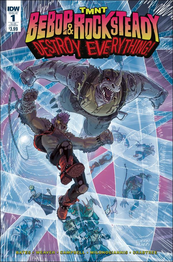 Teenage Mutant Ninja Turtles Bebop & Rocksteady Destroy Everything issue 1-B Dustin Weaver Subscription Cover
