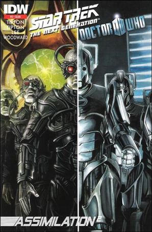 Star Trek: The Next Generation / Doctor Who: Assimilation2 issue 2-E J.K. Woodward Cover (2nd Printing)