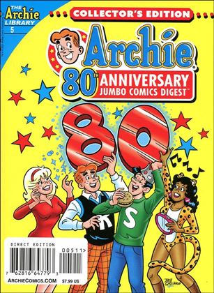 Archie 80th Anniversary Jumbo Comics Digest Cover Image 2