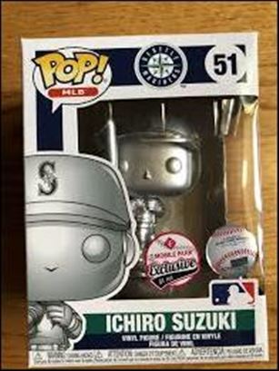 Pop! MLB figure 51-B Ichiro Suzuki  (Silver)