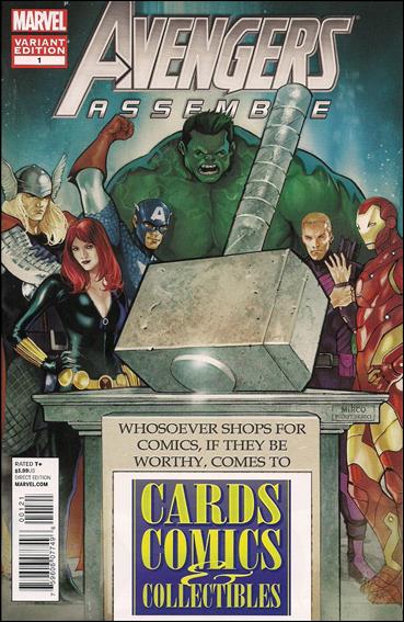 Avengers Assemble (2012) issue 1-MC Cards Comics & Collectibles HammerTime Cover 1/500