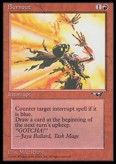 Magic the Gathering: Alliances (Base Set) card 68 Burnout