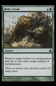 Magic the Gathering: Commander (Base Set) card 168 Relic Crush
