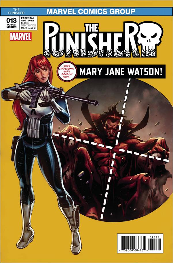 Punisher (2016) issue 13-B David Williams Mary Jane Cover