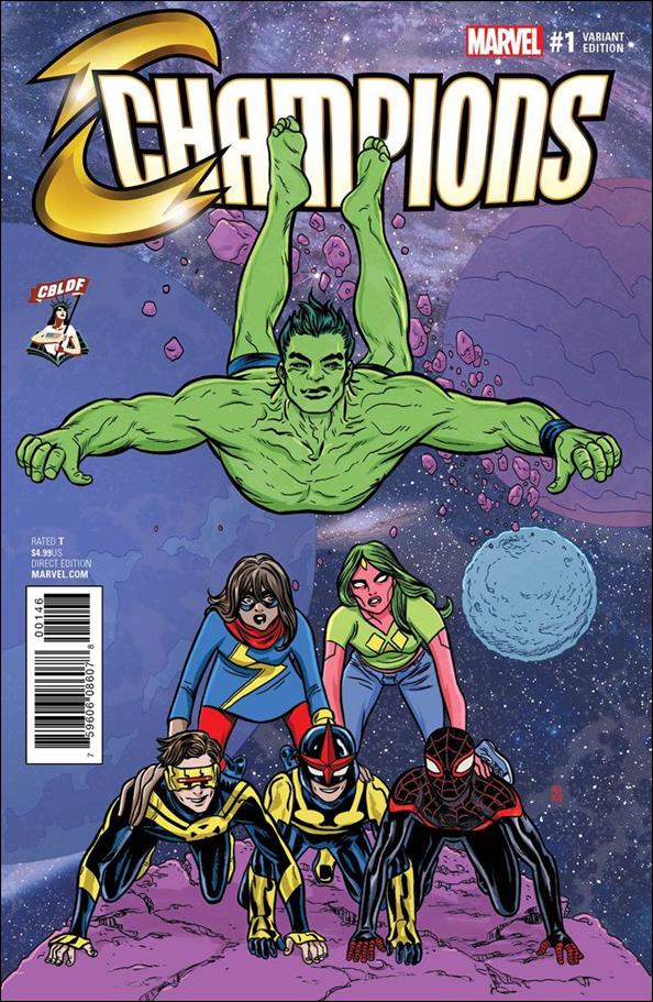 Champions (2016) issue 1-VA Mike Allred CBLDF Cover