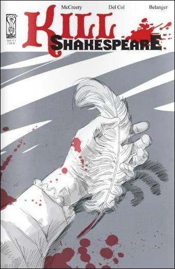 Kill Shakespeare issue 1-C Kagan McLeod 1:10 Sketch Cover