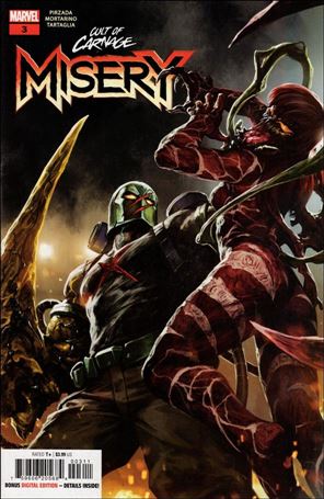 Cult of Carnage: Misery issue 3 Skan Srisuwan Cover