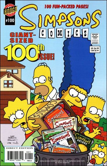 Simpsons Comics issue 100