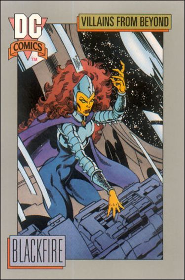 DC Cosmic Cards (Base Set) card 127 Blackfire