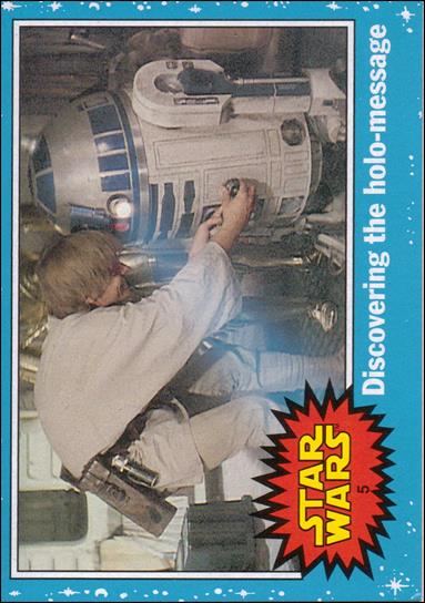 Star Wars Heritage  (Base Set) card 5 Discovering the holo-message