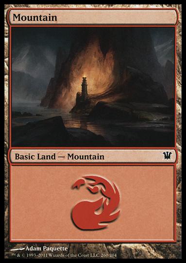 Magic the Gathering: Innistrad (Base Set) card 260 Mountain