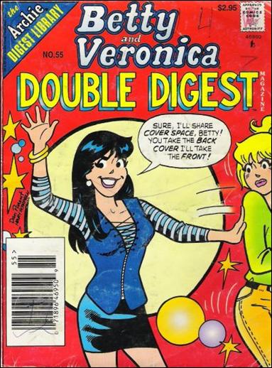 Betty and Veronica Double Digest issue 55-B Canadian Price Cover