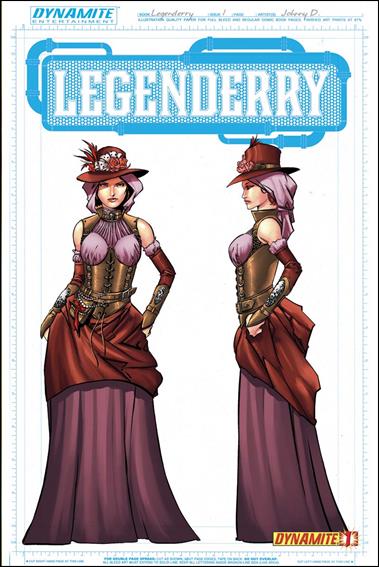 Legenderry: A Steampunk Adventure issue 1-B Johnny Desjardins 1:25 Red Sonja Concept Art Cover