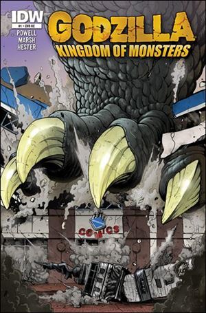 Godzilla: Kingdom of Monsters issue 1-PM Downtown Comics Cover 1/500