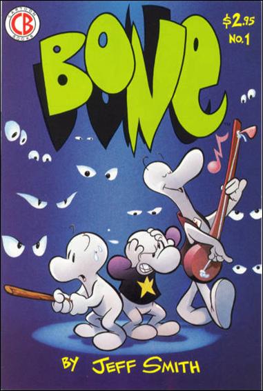 Bone (1991) issue 1-B Light Green Logo (2nd Printing)