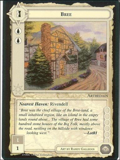 Middle-Earth: The Wizards (Base Set) card 67 Bree