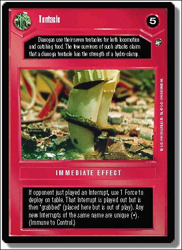 Star Wars: A New Hope Limited (Base Set) card 46 Tentacle
