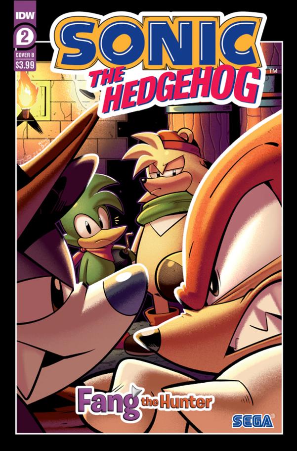 Sonic the Hedgehog: Fang the Hunter issue 2-B Thomas Rothlisberger Cover