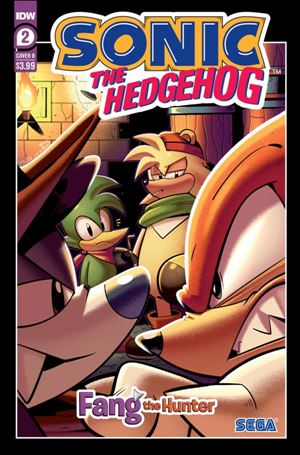 Sonic the Hedgehog: Fang the Hunter issue 2-B Thomas Rothlisberger Cover