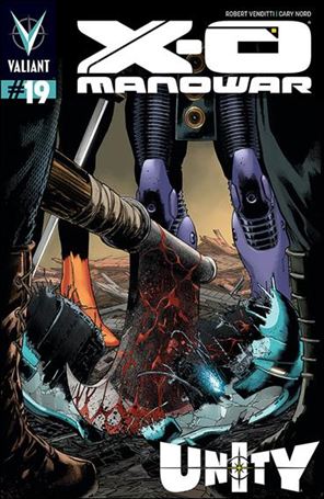 X-O Manowar (2012)  issue 19-B Miguel Sepulveda Pullbox Cover
