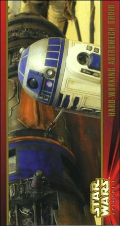 Star Wars: Episode I Widevision: Series 1 (Base Set) card 40 Hard-Working Astromech Droid