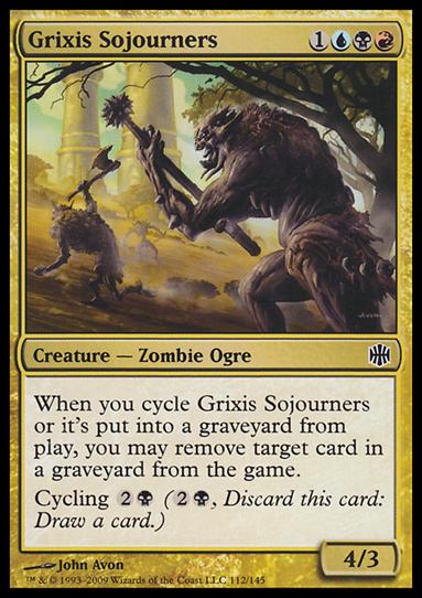 Magic The Gathering: Alara Reborn (Base Set) card 112 Grixis Sojourners