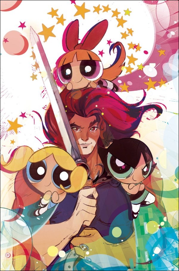 ThunderCats / The Powerpuff Girls issue 3-G Nicoletta Baldari Virgin 1:10 Cardstock Cover