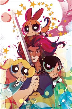 ThunderCats / The Powerpuff Girls issue 3-G Nicoletta Baldari Virgin 1:10 Cardstock Cover