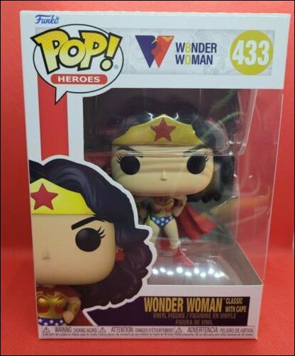 POP! Heroes figure 433.1 Wonder Woman (Classic with Cape)
