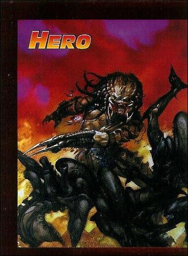 Hero Master-Foil: Aliens & Predator (Promo) card 1 Predator (Left Side)