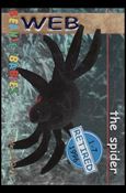 Beanie Babies Series 1 (Retired Beanies Subset) card 23-B Web the Spider Blue Lettering