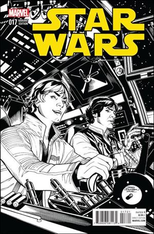 Star Wars (2015) issue 17-C Terry Dodson 1:100 Black & White Cover
