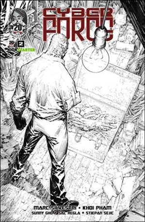 Cyberforce (2012) issue 2-B Marc Silvestri Kickstarter Sketch Cover