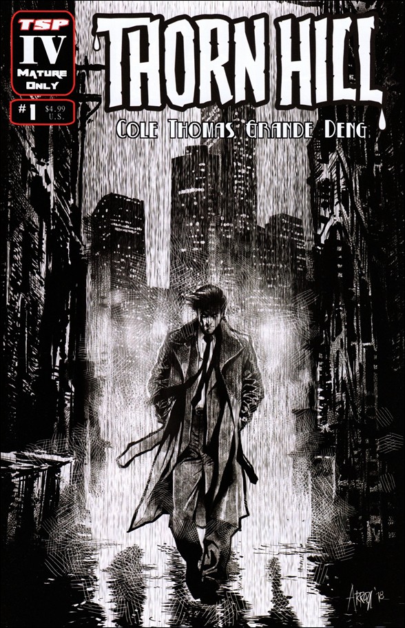Thorn Hill issue 1-B Erwin Arroza Black and White Cover