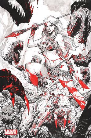 Marvel Zombies: Black, White & Blood issue 4-E Joshua Cassara 1:100 Virgin Cover