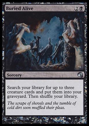 Magic the Gathering: Premium Deck Series: Graveborn (Base Set) card 20 Buried Alive