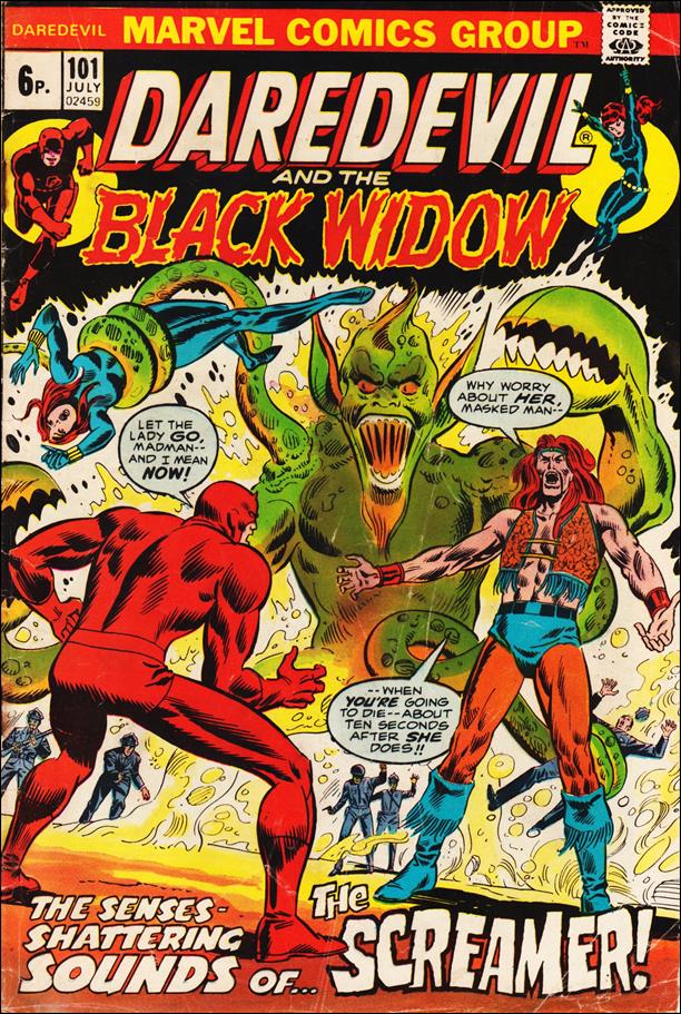 Daredevil (1964) issue 101-B UK Price Cover